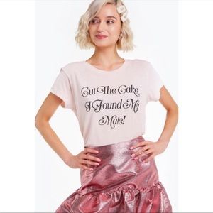 Wildfox Cut the cake no9 tee, M NWT